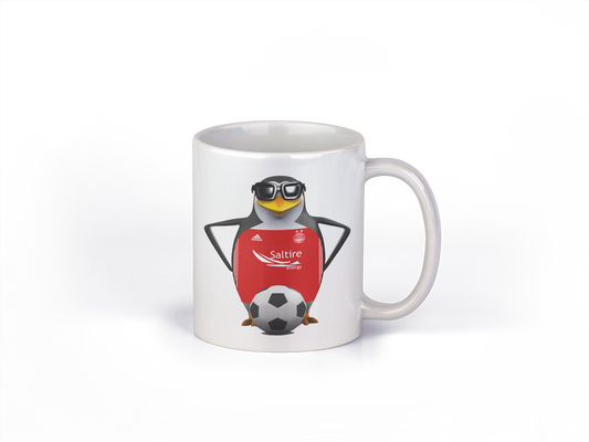 9.7 PERSONALISED FOOTBALL MUG - PENGUINS