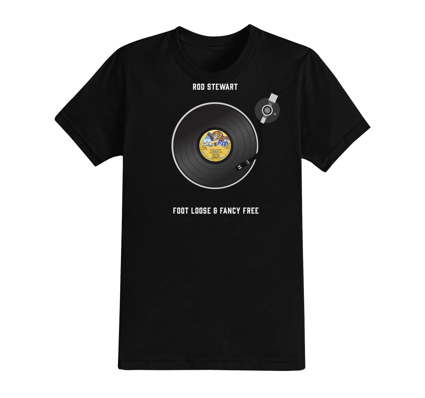 Turntable T-shirt - Choose Your Own Record Label - EXCLUSIVE DESIGN