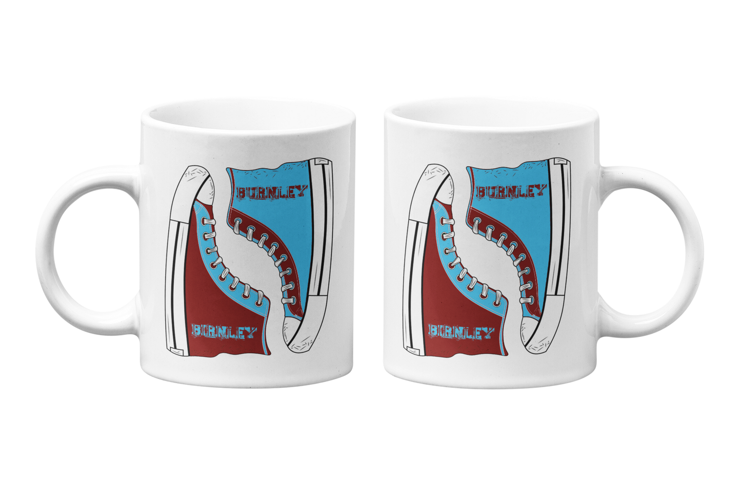 9.73 PERSONALISED FOOTBALL MUG - TRAINERS