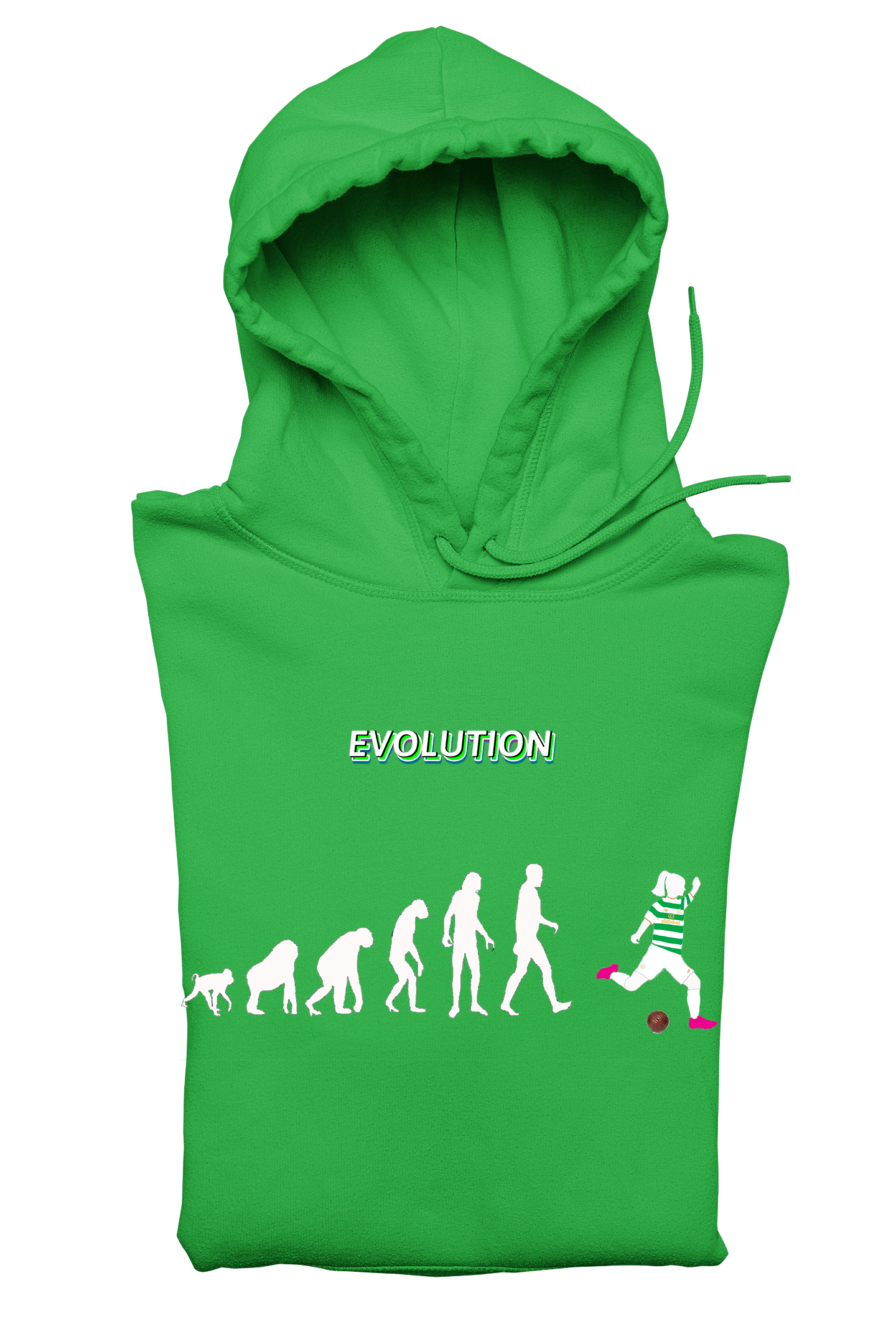 9.76 Evolution of Man / Woman Football Hoodie - Every team available