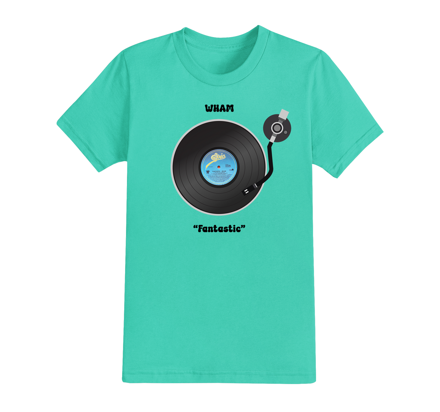 Turntable T-shirt - Choose Your Own Record Label - EXCLUSIVE DESIGN