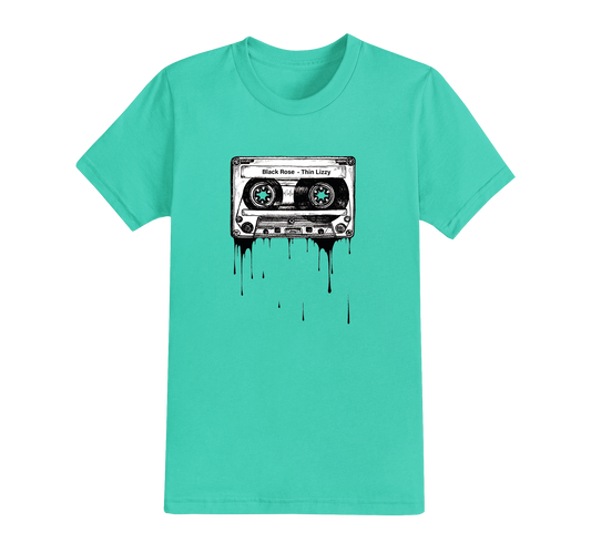 Tape Cassete 70s 80s Design T-shirt - Add your own text