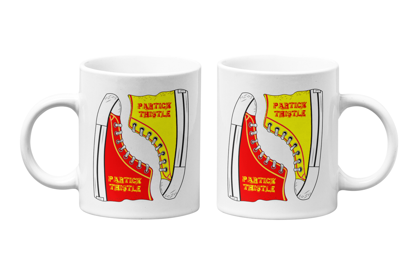 9.73 PERSONALISED FOOTBALL MUG - TRAINERS