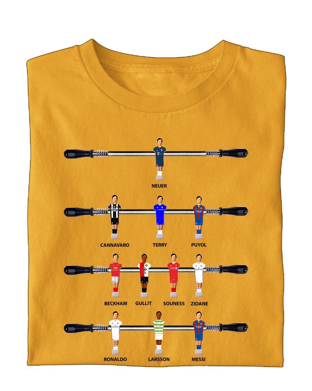 3 : Table Football T-shirt - every team available. PERSONALISED