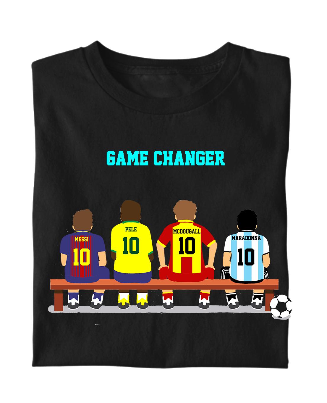 2 : Personalised Football Game Changer T-shirt - Pick your own Players