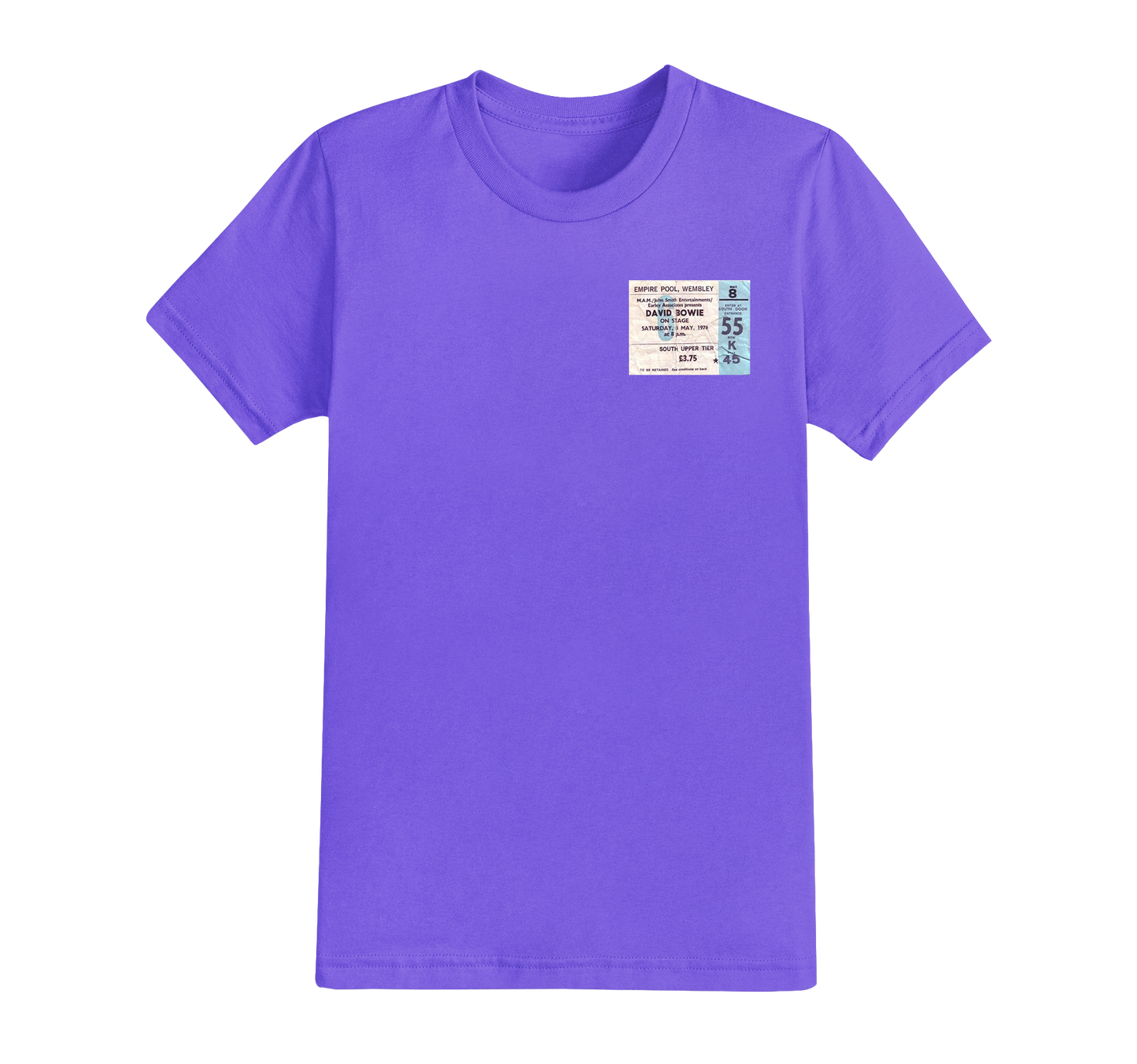 The Ticket Stub T-shirt - Choose Your Favourite Concert Ticket Printed - EXCLUSIVE DESIGN