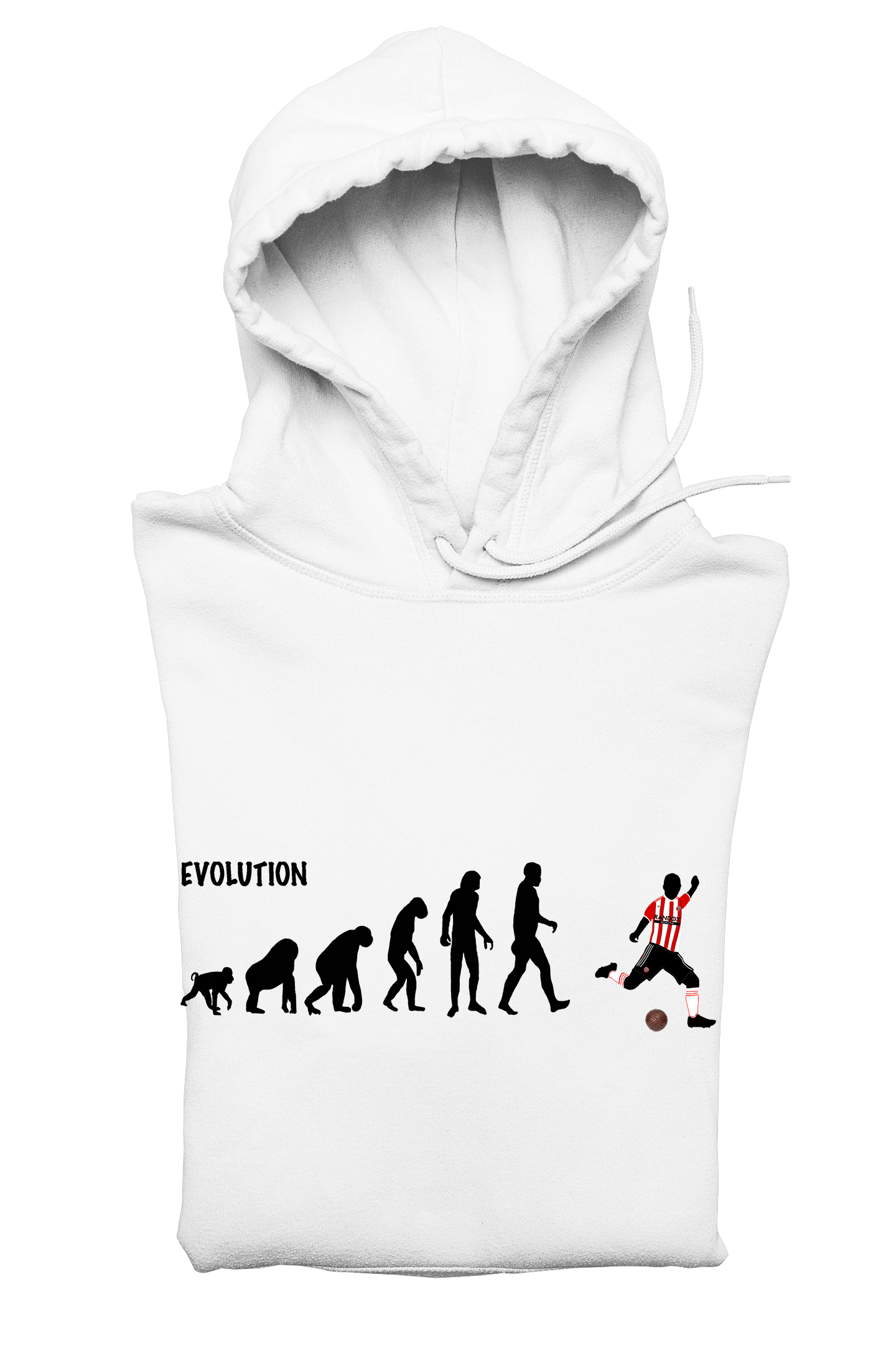 9.76 Evolution of Man / Woman Football Hoodie - Every team available