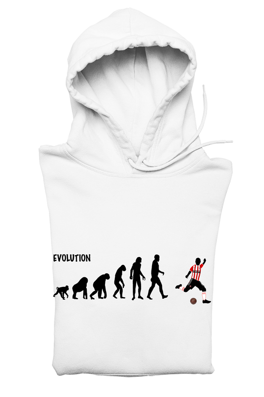 9.76 Evolution of Man / Woman Football Hoodie - Every team available