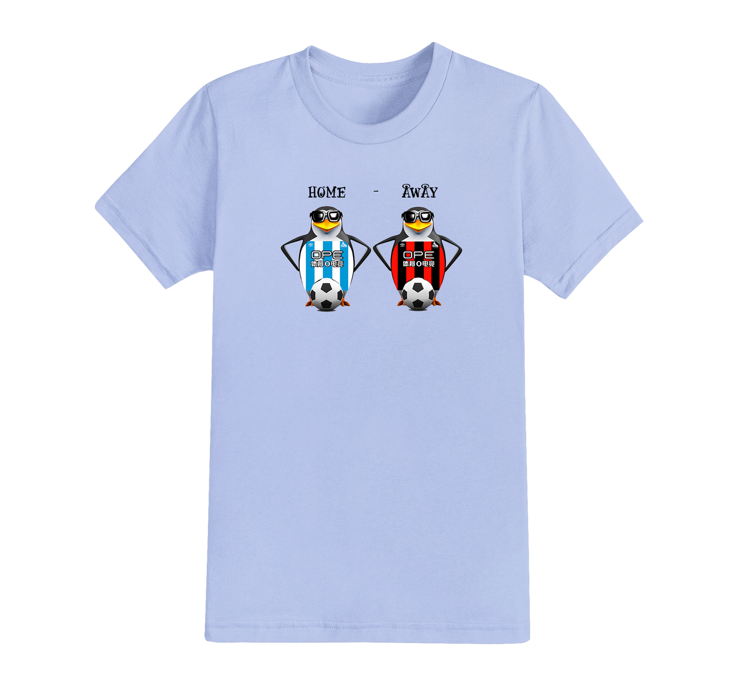 8 : Personalised Penguin Home & Away Strip T-Shirt - CHOOSE YOUR OWN TEAM