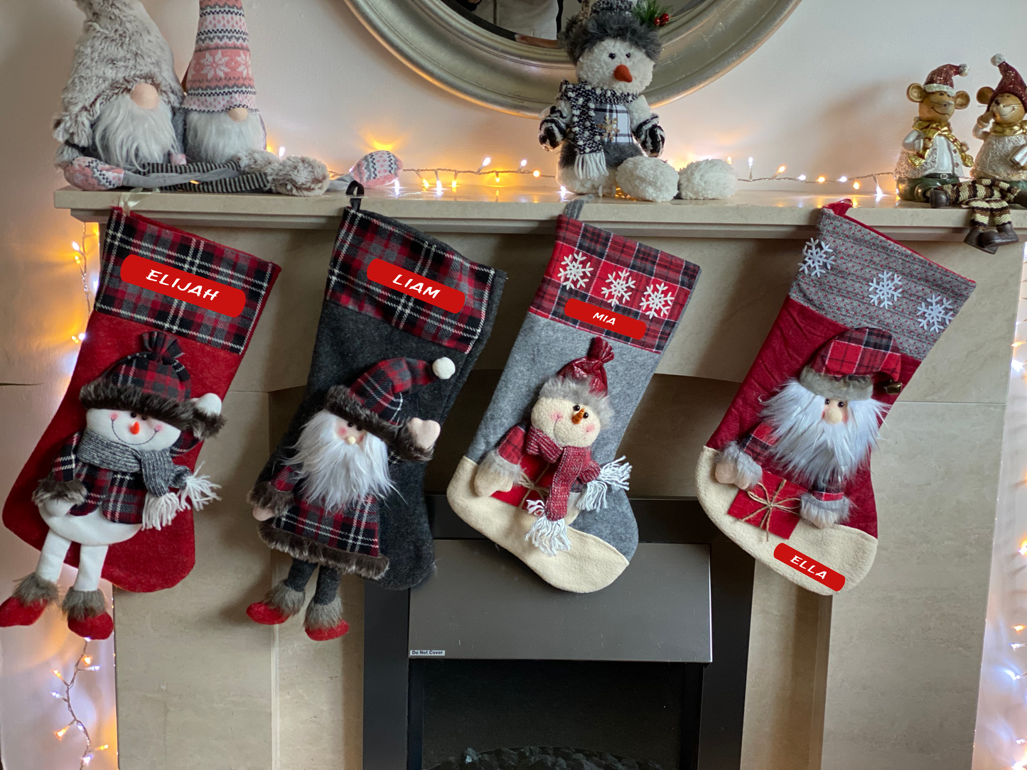 Z8 : LUXURY 3D CHRISTMAS STOCKING - SNOWMAN with legs