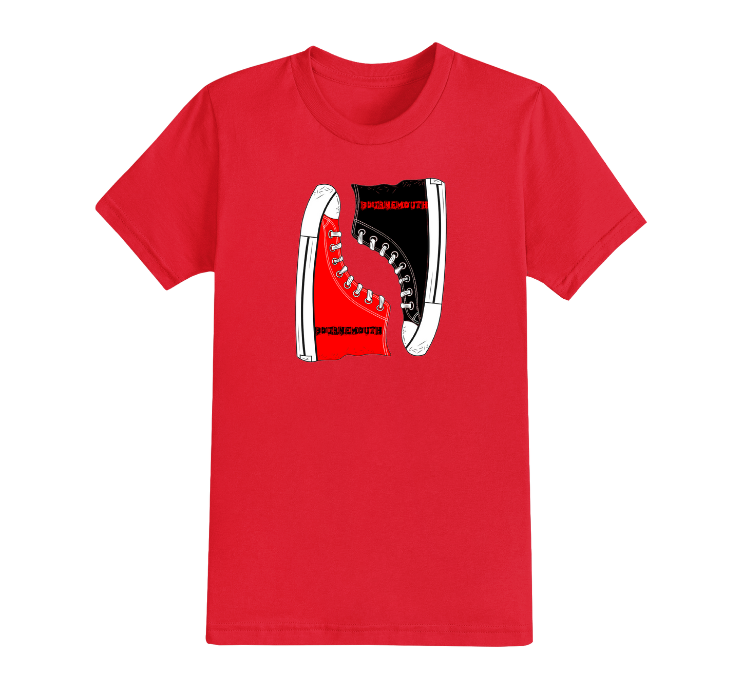 6 : Converse Style Football Trainer T-shirt - ALL TEAMS AVAILABLE