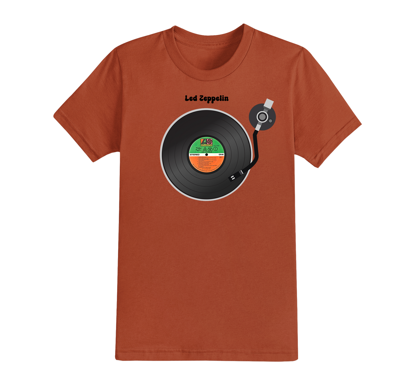 Turntable T-shirt - Choose Your Own Record Label - EXCLUSIVE DESIGN