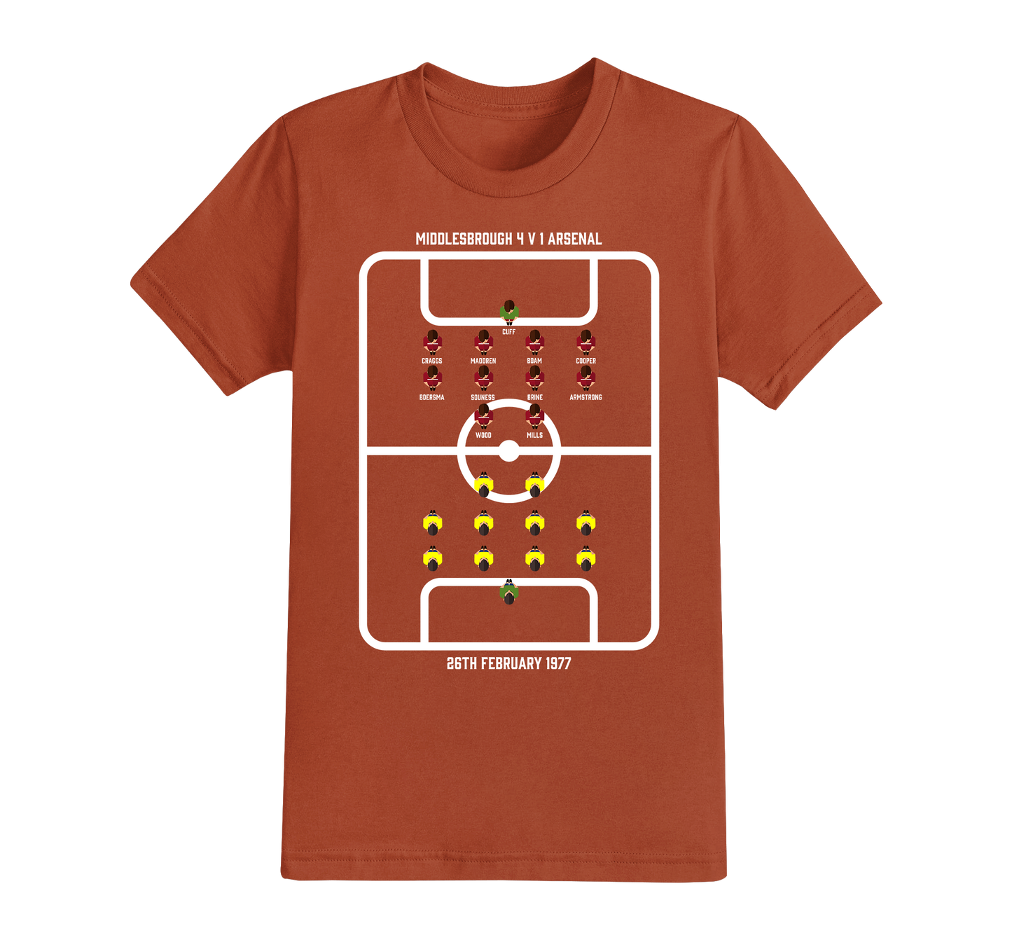 9.2 : Personalised Football Match of the Day T-shirt - Pick your own favourite Match