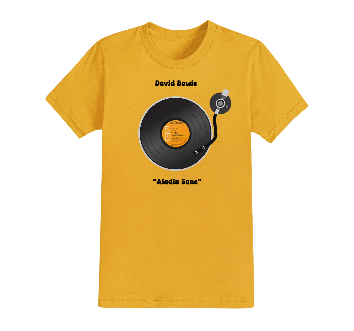 Turntable T-shirt - Choose Your Own Record Label - EXCLUSIVE DESIGN