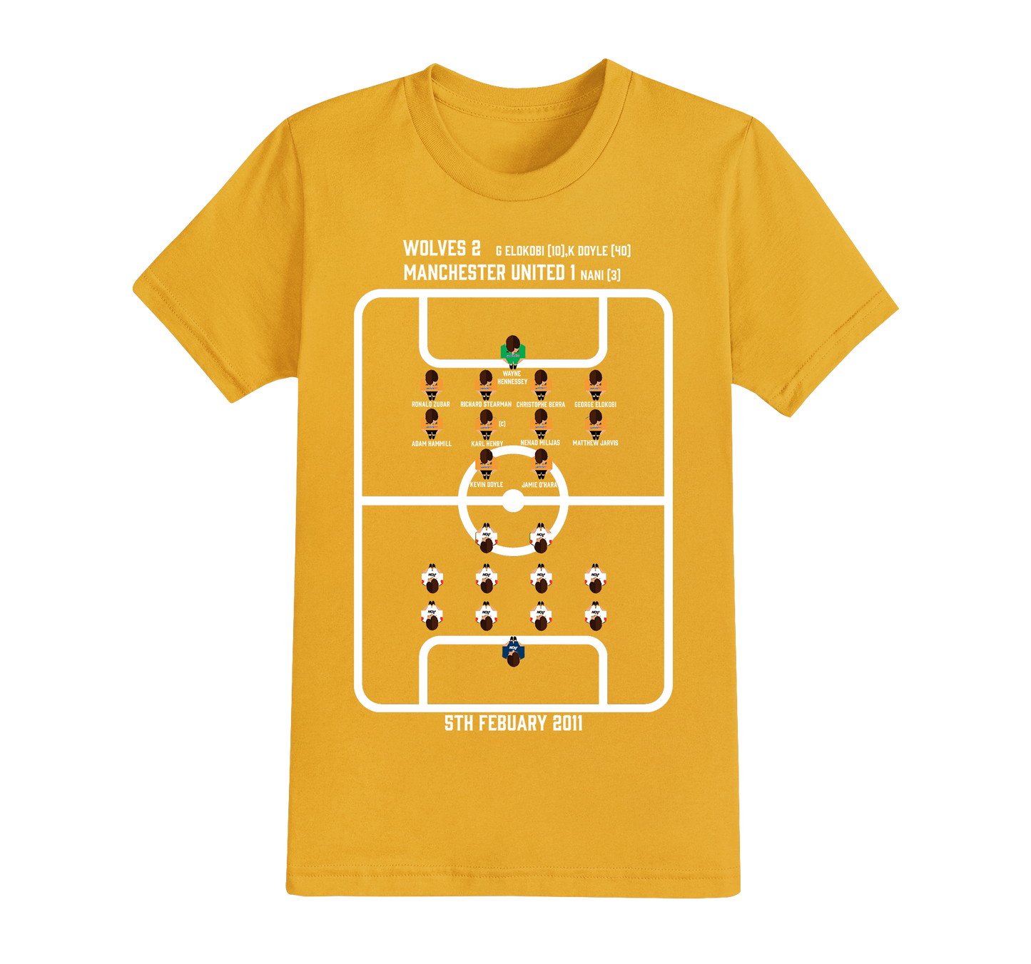 9.2 : Personalised Football Match of the Day T-shirt - Pick your own favourite Match