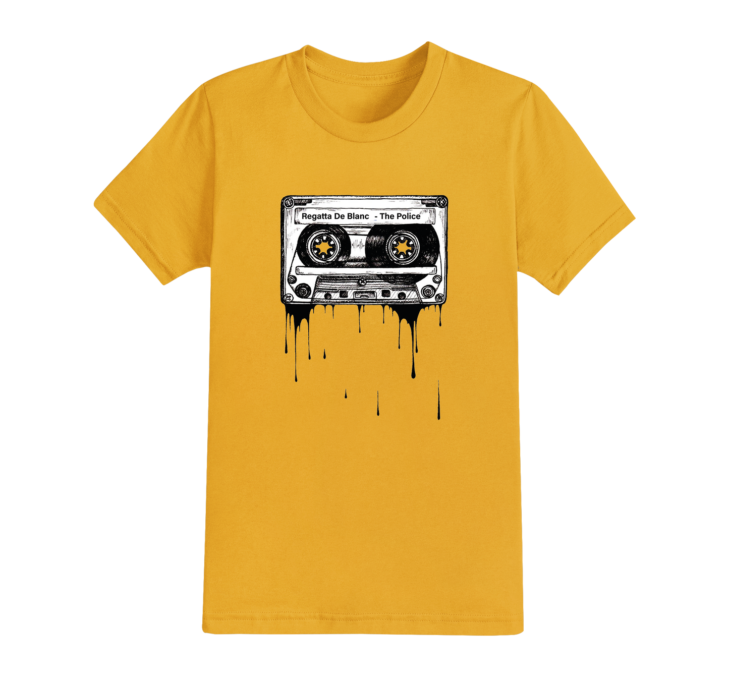 Tape Cassete 70s 80s Design T-shirt - Add your own text