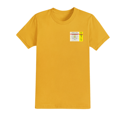 The Ticket Stub T-shirt - Choose Your Favourite Concert Ticket Printed - EXCLUSIVE DESIGN